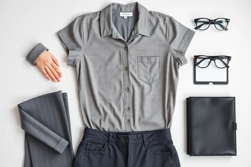 modern business casual top women — Modern Business Casual Top Women (the finished result)